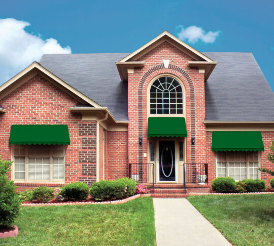 Door awnings are the perfect accent to your Oklahoma City home as they provide shade protection & increase curb appeal.