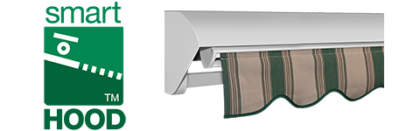 The Smart Hood is a protective barrier for your Sunlight Retractable Awning to protect your awning when rolled up.