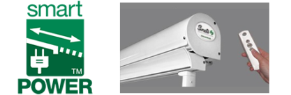 Smart Power is an upgraded awning motor for the Sundrop Window Awning that offers better power & a remote control.